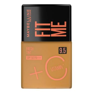Imagem de Base Líquida Maybelline Ny Fit Me Fresh Tint Com Vitamina C FPS50 Cor 9,5 - 30ml