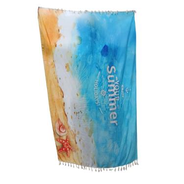 Imagem de Canga de praia estampada