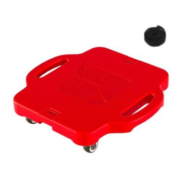 Imagem de simhoa Prancha de chão infantil com alças para atividades ao ar livre e desenvolvimento da coordenação fina, ideal para parques e quintais. Perfeita, Vermelho
