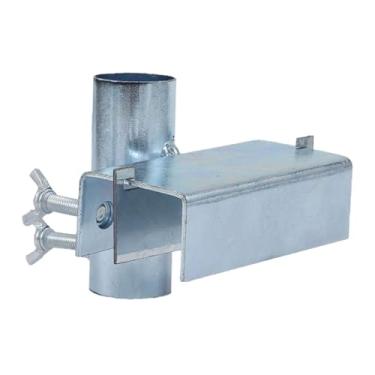 Imagem de Ｂｅｓｇａ Suporte universal fixo para guarda-sol de exterior, compatível com hastes de 3,8 cm, ideal para triciclos de entrega e carrinhos de mão. Suporte