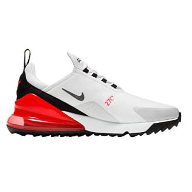 Imagem de Nike Tênis masculino Air Max 270 Golf, Branco/cinza claro/cinza neutro/preto, 42