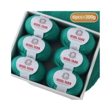 Imagem de Fio De Lã De Alpaca Médio-Fino 300g 90% Lã 10% Poliéster Para Tricô De