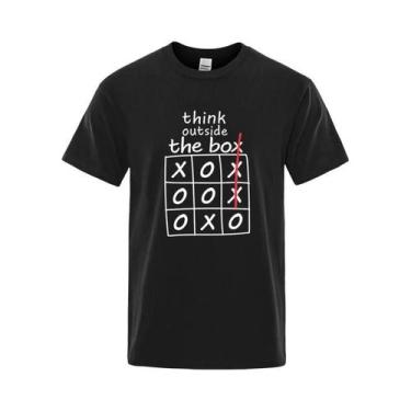 Imagem de Camiseta Masculina 100% Algodão Verão Estampa De Jogo Casual Solta Gol