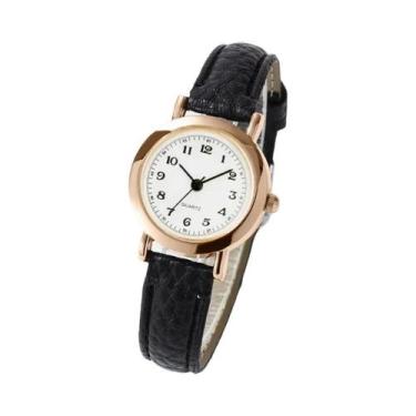 Imagem de Relógio feminino moda pequena árabe relógios de quartzo pulseira de co