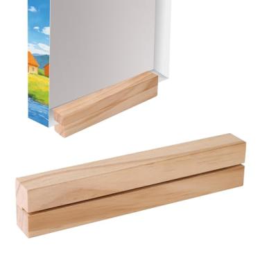 Imagem de 2 Suporte para Caixa de Quebra-Cabeça, 15x3x1,9cm em Madeira para Mulheres Homens Meninas e Meninos Ideal Casa Ou Escritório