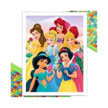 Imagem de Pintura Em Diamante DIY Branca De Neve E Os Sete Anões Bordado Com Str