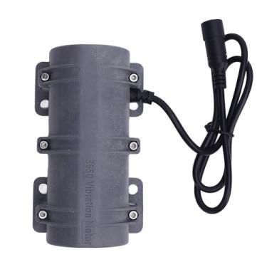 Imagem de Garosa Motor de Vibração 3650 DC 3800RPM Vibração Excêntrica Dupla Com Adaptador de Velocidade Ajustável para Massagear Cama, Cadeira, Instrumentos, Dispositivo de Vibração (24V)