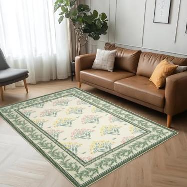 Imagem de Petmolico Tapetes antiderrapantes para quarto, sala de jantar, cozinha, berçário, casa, escritório [verde, 10 x 15 m]