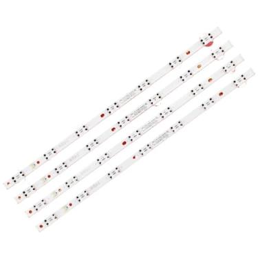 Imagem de KGRHJSA 4 peças de fita de retroiluminação LED 7LED compatível com LG 50UM7300AUE SSC_Y19_Trident_50UM73_REV00_180705 NC500DQG-VXHX3 EAV6459201