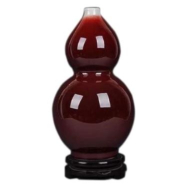 Imagem de Vaso decorativo de cerâmica, artesanato feito à mão com base para escritório, acessórios para casa, decorações de casa