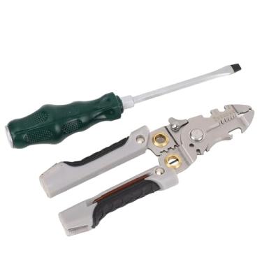 Imagem de Acouto Descascador e Cortador de Fio Multifuncional de 21 Polegadas, Ferramenta Eletricista de Aço Inoxidável Com Aderência Ergonômica e Capacidade Versátil de Decapagem