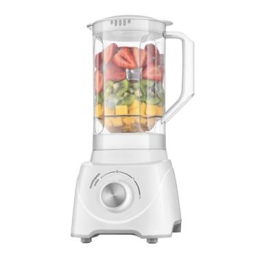 Imagem de Liquidificador 2.2 Litros Branco, Alta Potência, Design Prático, Capacidade Grande, Fácil de Limpar, Ideal para Suco e Smoothie, 127V, Perfeito para Cozinha Doméstica (Branco,220 V)