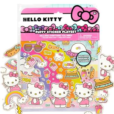 Imagem de Hello Kitty Conjunto de adesivos fofos, mais de 50 adesivos reutilizáveis e livro de atividades