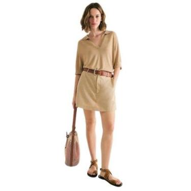 Imagem de Shorts Hering Saia Reto Cintura Alta-Feminino