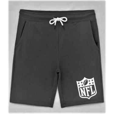 Imagem de Bermuda Plus Size Moletinho Masculina NFL Super Bowl Football. - Az St
