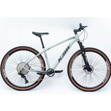 Imagem de Bicicleta Aro 29 Bike Ksw Mtb 12v Marchas K7 11-50 Quadro em Alumínio 6061 (Cinza Porshe, 19)