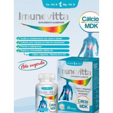 Imagem de IMUNEVITTA CÁLCIO MDK c/ 60 cápsulas - Ossos Fortes