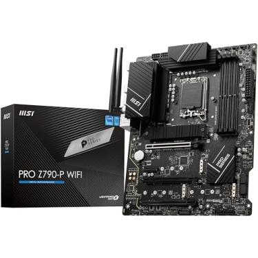 Imagem de MSI Placa-mãe PRO Z790-P WiFi ProSeries (suporta processadores Intel de 12ª/13ª/14ª geração, LGA 1700, DDR5, PCIe 5.0, M.2, LAN de 2,5 Gbps, USB 3.2 Gen2, HDMI/DP, Wi-Fi 6E, Bluetooth 5.3, ATX)
