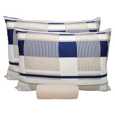 Imagem de Jogo de Lençol Portallar Casa 100% Algodão Queen Valencia/Bege Caqui