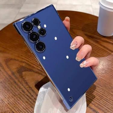 Imagem de Capa transparente de luxo sem moldura para Samsung Galaxy S25 S24 Plus S23 S22 Ultra com sistema de resfriamento (para S24 Ultra/NV)