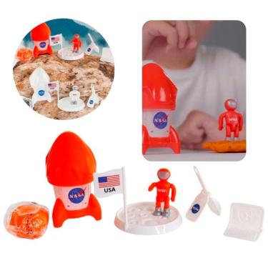 Imagem de Kit Foguete Massa De Modelar E Acessórios Articuláveis Nasa