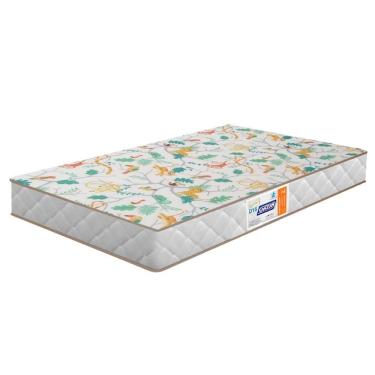 Imagem de Colchao Infantil Para Berço 130x60 Cm Espuma D18 Branco Gazin Branco