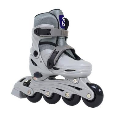 Imagem de Patins Inline Basic Chumbo (29-32) Bel - Bel Fix, 29-32