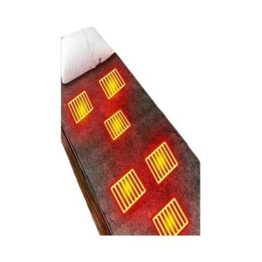 Imagem de Manta Térmica Elétrica Para Camping Com 6 Zonas, Cobertor De Pelúcia U