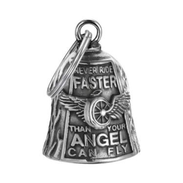 Imagem de Chaveiro De Motocicleta Com Asas De Anjo Da Guarda Da Cruz Vermelha, A