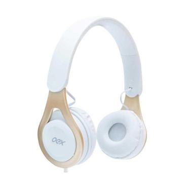 Imagem de Headset Oex Drop Com Microfone P2 Hs210 - Branco