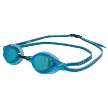 Imagem de Óculos de Natação Speedo Revo MR - Adulto, Azul, Unico