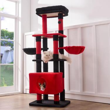 Imagem de Torre para Gatos Gardner Pet Resistente de 165 cm para Gatos Grandes
