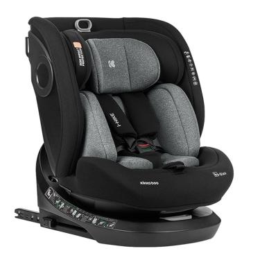 Imagem de Cadeira De Carro Isofix I-Hike 40-150Cm 360 Dark Shadow (Cinza) - Kikka Boo