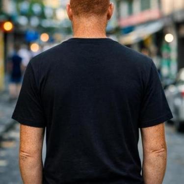 Imagem de Camiseta Masculina Preta Seleção Argentina Torcedor Copa Escudo Algodão 30.1 Penteado Premium-Masculino