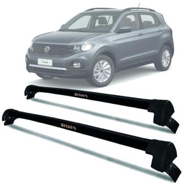 Imagem de Rack Trav Teto Aluminio Prime VW T-Cross 19-25 PTO PR224