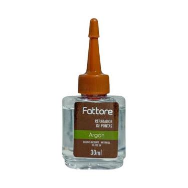 Imagem de Reparador de Pontas Argan Fattore 30ml Antifrizz Brilho e Proteção UV 