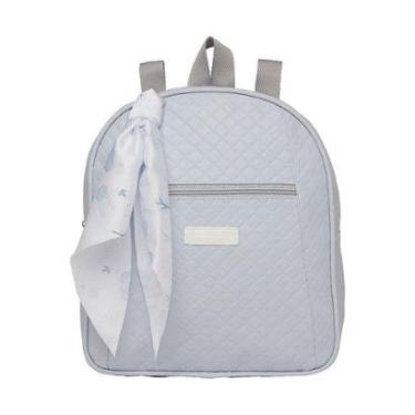 Imagem de Mochila de Maternidade Pirulitando Amigos da Floresta Azul-Unissex