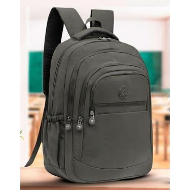 Imagem de Mochila Escolar Bolsa Feminina Faculdade Trabalho Grande Com Espaço Pa