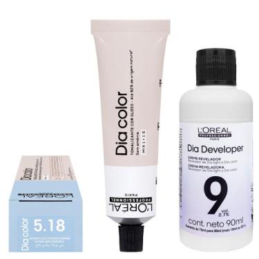 Imagem de Loreal Tonalizante Dia Color 5.18 Castanho Claro Acinzentado Marrom 60