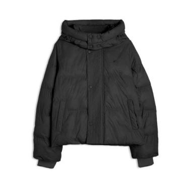 Imagem de Jaqueta Ellus Puffer W/ Removible Hood Feminina Preto, Preto, PP