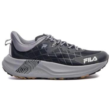 Imagem de Tênis Fila Racer Skytrail Masculino, 38, Preto, Cinza