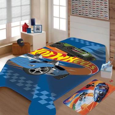 Imagem de Cobertor / Manta Hot Wheels Raschel Plus - Jolitex, RACE