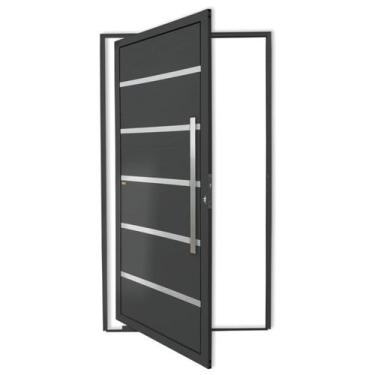 Imagem de Porta Pivotante Lambril Premium com Puxador Super 210cm x 100cm Brimak