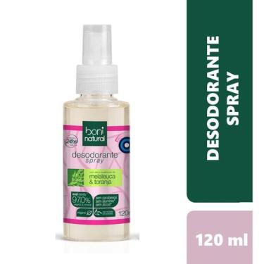 Imagem de Desodorante Spray Boni Natural Melaleuca e Toranja Vegano 120 ML