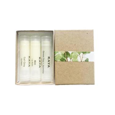 Imagem de Bálsamo Labial KayaSoaps Earl Grey, Hortelã e Baunilha - Kit com 3 uni