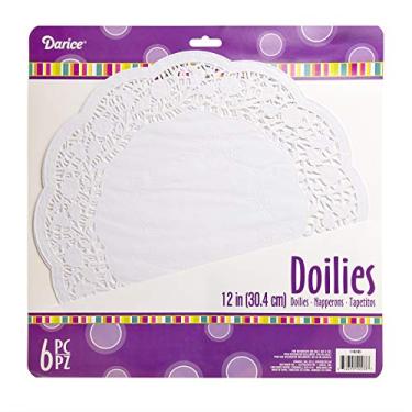 Imagem de Darice 1162-05 Papel Doily, 30,5 cm (12"), branco