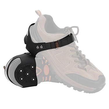Imagem de 1 par de crampons de excelente aderência, espigão de aperto de sapato, botas para calçados esportivos, botas de escalada(L39-42)