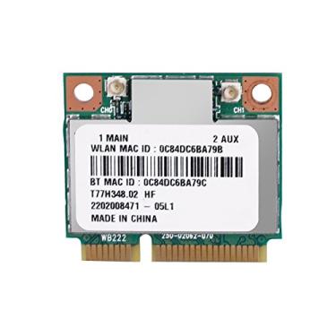 Imagem de PUSOKEI Placa sem fio de banda dupla, cartão WiFi 300 Mbps, adaptador de rede de placa de rede PCI Express Half Mini Card 802.11a/b/g/n para laptops Win 7/8/10
