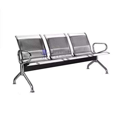 Imagem de Longarina 4 Lugares Inox MK-303B - Makkon