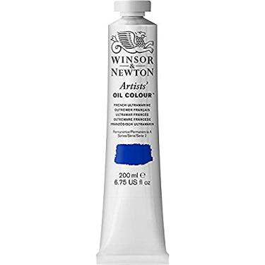 Imagem de Tubo de tinta óleo Winsor & Newton para artistas, FRENCH ULTRAMARINE, 200-ml Tube